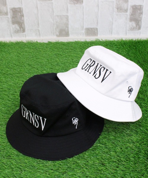 GIORNO SEVEN（ジョルノセブン）の「ロゴ刺繍 ワンポイント ゴルフ バケットハット ゴルフウェア メンズ（ゴルフグッズ・メンズ・ホワイト/ブラック・FREE）」の3枚目の写真