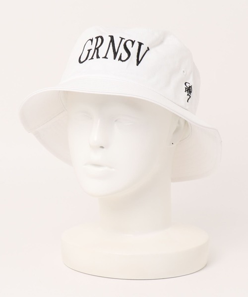 GIORNO SEVEN（ジョルノセブン）の「ロゴ刺繍 ワンポイント ゴルフ バケットハット ゴルフウェア メンズ（ゴルフグッズ・メンズ・ホワイト/ブラック・FREE）」の7枚目の写真