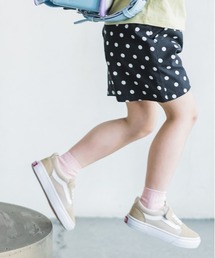 ドット柄キュロットパンツ■80～140cm