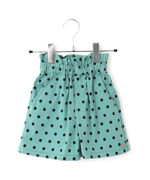 MAKE YOUR DAY（メイクユアデイ）の「ドット柄キュロットパンツ■80～140cm（その他パンツ・キッズ・グリーン/ベージュ/ブラック・130/80/110/100/120/90/140）」の13枚目の写真