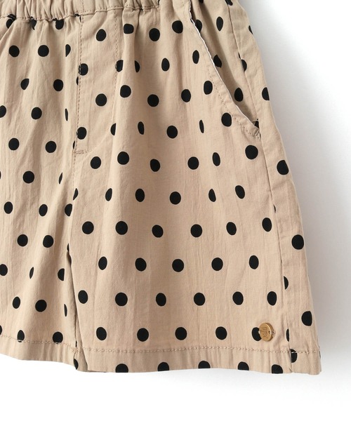 MAKE YOUR DAY（メイクユアデイ）の「ドット柄キュロットパンツ■80～140cm（その他パンツ・キッズ・グリーン/ベージュ/ブラック・130/80/110/100/120/90/140）」の17枚目の写真