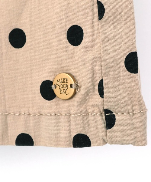 MAKE YOUR DAY（メイクユアデイ）の「ドット柄キュロットパンツ■80～140cm（その他パンツ・キッズ・グリーン/ベージュ/ブラック・130/80/110/100/120/90/140）」の18枚目の写真