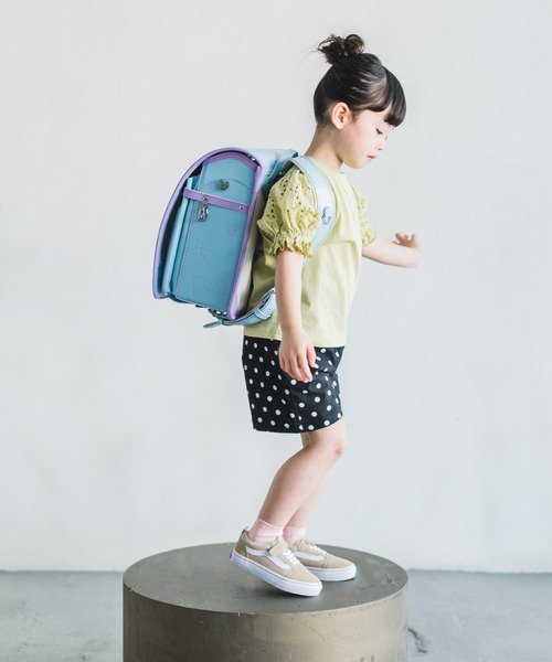 MAKE YOUR DAY（メイクユアデイ）の「ドット柄キュロットパンツ■80～140cm（その他パンツ・キッズ・グリーン/ベージュ/ブラック・130/80/110/100/120/90/140）」の5枚目の写真