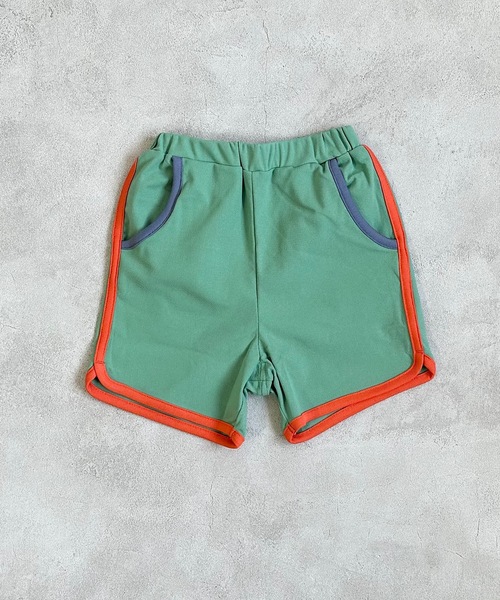 BIG FIELD（ビッグフィールド）の「サイドラインショートパンツ/UVカット(80～150cm)（その他パンツ・キッズ・ブルー/オフホワイト/ライトグリーン・80/90/95/100/110/120/130/140/150）」の5枚目の写真