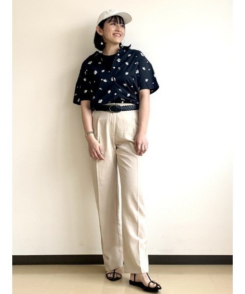GAP(ギャップ)の「ストレッチポプリン スリムフィットシャツ(シャツ/ブラウス・メンズ・ブラウン/ホワイト×ブルー/ブラック・L/M/XS/XL/S)」の12枚目の写真