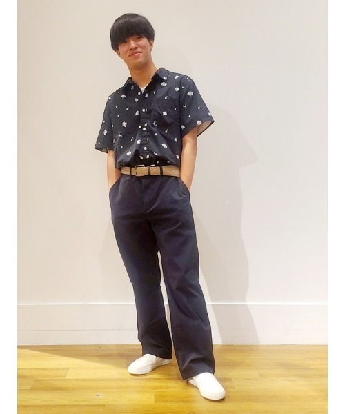 GAP(ギャップ)の「ストレッチポプリン スリムフィットシャツ(シャツ/ブラウス・メンズ・ブラウン/ホワイト×ブルー/ブラック・L/M/XS/XL/S)」の14枚目の写真