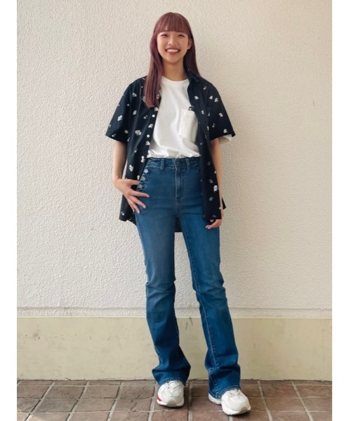 GAP(ギャップ)の「ストレッチポプリン スリムフィットシャツ(シャツ/ブラウス・メンズ・ブラウン/ホワイト×ブルー/ブラック・L/M/XS/XL/S)」の15枚目の写真