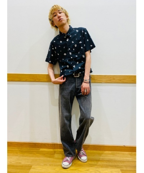 GAP(ギャップ)の「ストレッチポプリン スリムフィットシャツ(シャツ/ブラウス・メンズ・ブラウン/ホワイト×ブルー/ブラック・L/M/XS/XL/S)」の18枚目の写真