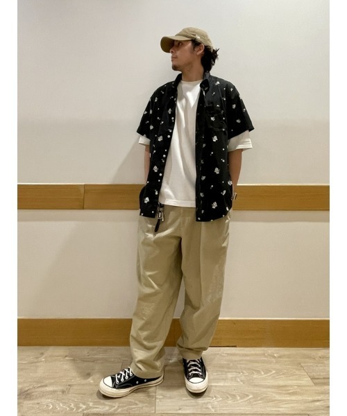 GAP(ギャップ)の「ストレッチポプリン スリムフィットシャツ(シャツ/ブラウス・メンズ・ブラウン/ホワイト×ブルー/ブラック・L/M/XS/XL/S)」の21枚目の写真