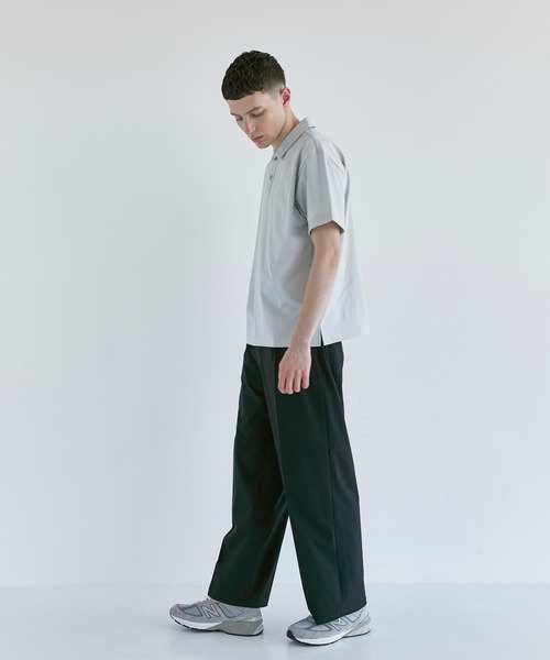 CITY TOKYO（シティトウキョウ）の「ATHLETEハーフスリーブポロシャツ（シャツ/ブラウス・メンズ・ライトグレー/ブラック・1/2）」の4枚目の写真