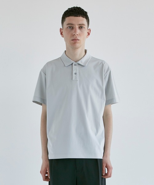 CITY TOKYO（シティトウキョウ）の「ATHLETEハーフスリーブポロシャツ（シャツ/ブラウス・メンズ・ライトグレー/ブラック・1/2）」の6枚目の写真