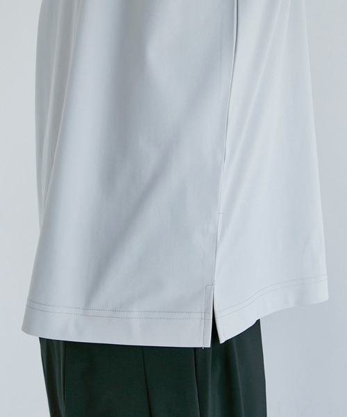 CITY TOKYO（シティトウキョウ）の「ATHLETEハーフスリーブポロシャツ（シャツ/ブラウス・メンズ・ライトグレー/ブラック・1/2）」の12枚目の写真