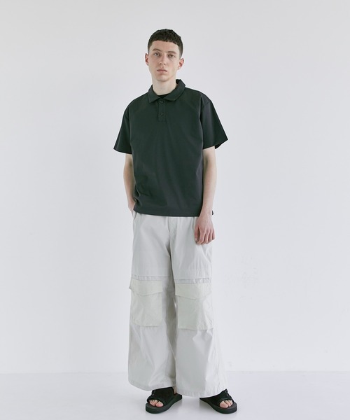 CITY TOKYO（シティトウキョウ）の「ATHLETEハーフスリーブポロシャツ（シャツ/ブラウス・メンズ・ライトグレー/ブラック・1/2）」の13枚目の写真