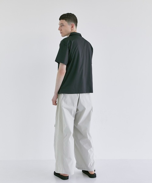 CITY TOKYO（シティトウキョウ）の「ATHLETEハーフスリーブポロシャツ（シャツ/ブラウス・メンズ・ライトグレー/ブラック・1/2）」の15枚目の写真