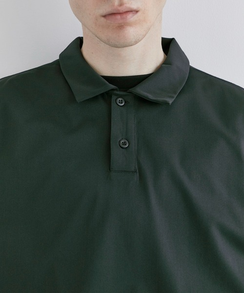 CITY TOKYO（シティトウキョウ）の「ATHLETEハーフスリーブポロシャツ（シャツ/ブラウス・メンズ・ライトグレー/ブラック・1/2）」の19枚目の写真