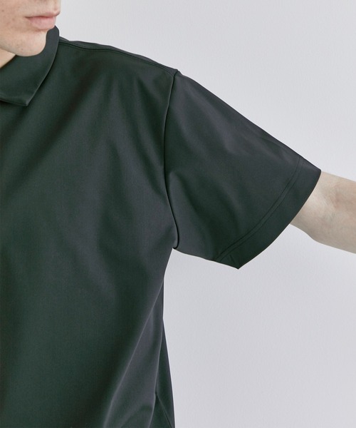 CITY TOKYO（シティトウキョウ）の「ATHLETEハーフスリーブポロシャツ（シャツ/ブラウス・メンズ・ライトグレー/ブラック・1/2）」の21枚目の写真