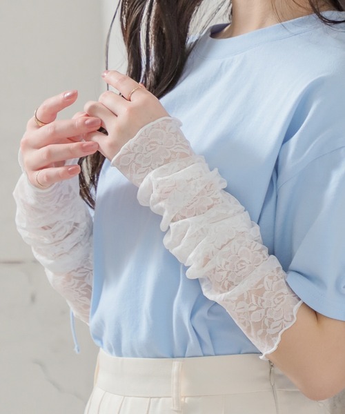 Honeys（ハニーズ）の「レースアームカバー（アームカバー）」 - WEAR