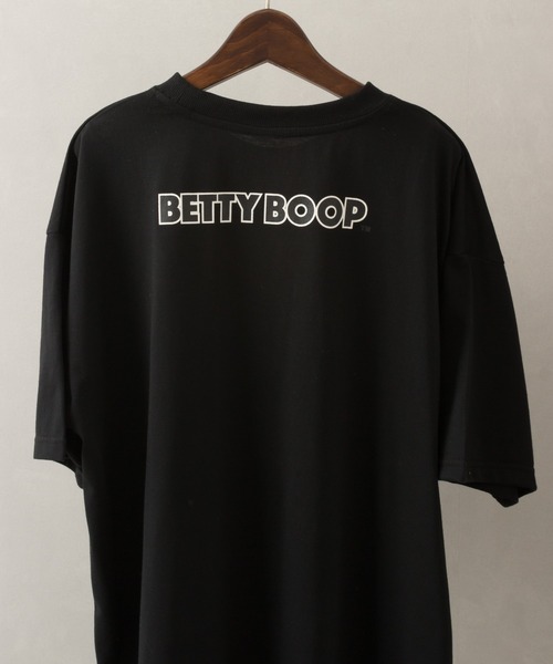 SpRay（スプレイ）の「リボンBETTY Tシャツ BettyBoop ベティちゃん（Tシャツ/カットソー・レディース・チャコールグレー/ブラック/オフホワイト・FREE）」の12枚目の写真