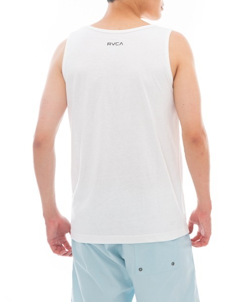 RVCA（ルーカ）の「RVCA メンズ  VA BANDED HAWAII TANK タンクトップ【2023年春夏モデル】/ルーカ（タンクトップ・メンズ・ホワイト/ブラック・SMALL/MEDIUM/LARGE/X-LARGE）」の3枚目の写真