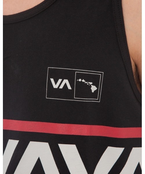 RVCA（ルーカ）の「RVCA メンズ  VA BANDED HAWAII TANK タンクトップ【2023年春夏モデル】/ルーカ（タンクトップ・メンズ・ホワイト/ブラック・SMALL/MEDIUM/LARGE/X-LARGE）」の5枚目の写真