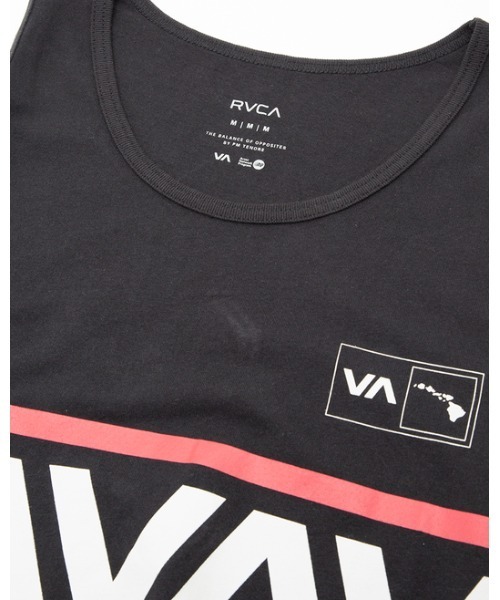 RVCA（ルーカ）の「RVCA メンズ  VA BANDED HAWAII TANK タンクトップ【2023年春夏モデル】/ルーカ（タンクトップ・メンズ・ホワイト/ブラック・SMALL/MEDIUM/LARGE/X-LARGE）」の7枚目の写真