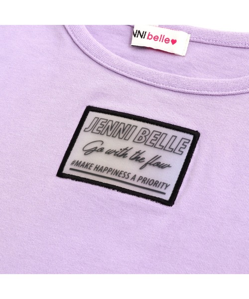 JENNI belle(ジェニィベル)の「【WEB限定】シフォン切替えレイヤード風Tシャツ(Tシャツ/カットソー・キッズ・オフホワイト/オレンジ/ラベンダー・130cm/150cm/160cm/140cm)」の14枚目の写真