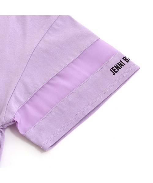 JENNI belle(ジェニィベル)の「【WEB限定】シフォン切替えレイヤード風Tシャツ(Tシャツ/カットソー・キッズ・オフホワイト/オレンジ/ラベンダー・130cm/150cm/160cm/140cm)」の15枚目の写真