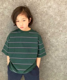 THE CASUAL | ボーダーBIGシルエット 半袖T(Tシャツ/カットソー)