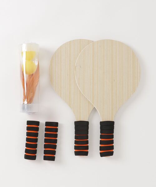 5050WORKSHOP(フィフティーフィフティーワークショップ)の「5050WORKSHOP RACKET SET OUTDOOR RACKET SET ラケットセット(おもちゃ・キッズ・ナチュラル・FREE)」の4枚目の写真