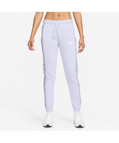 NIKE（ナイキ）の「ナイキ NIKE ナイキ NSW SWRL クラブ フリース STD SWT パンツ（スウェットパンツ・レディース・ライラック/ブラック・L/M/XL/S）」の2枚目の写真