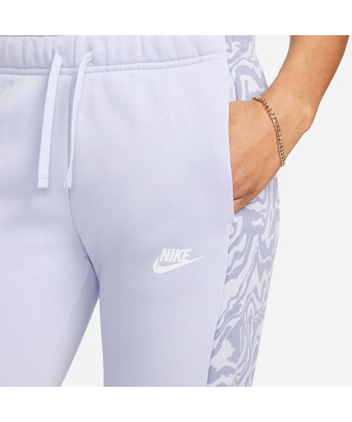 NIKE（ナイキ）の「ナイキ NIKE ナイキ NSW SWRL クラブ フリース STD SWT パンツ（スウェットパンツ・レディース・ライラック/ブラック・L/M/XL/S）」の8枚目の写真