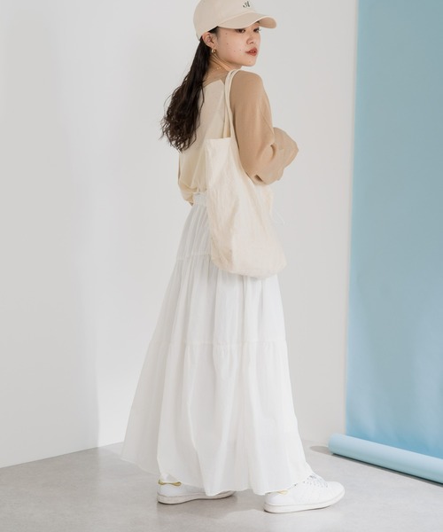 CIAOPANIC TYPY(チャオパニックティピー)の「【WEB限定】シアーニットラグラン(Tシャツ/カットソー・レディース・ブルー/ベージュ/ネイビー/グリーン/ブラウン/ブラック/ライトグレー/バーガンディー/ダークグレー・ONE SIZE)」の20枚目の写真