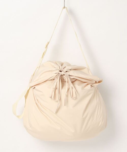 florist（フローリスト）の「【2WAY】ユニセックス ドローストリングショルダーバッグ/トートバッグ（ショルダーバッグ・レディース・ブラック/オフホワイト/ブラウン/グリーン・FREE）」の19枚目の写真