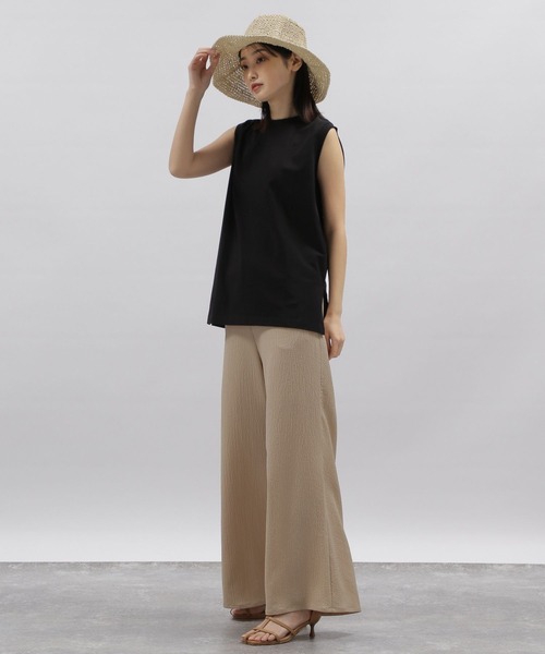 LAKOLE(ラコレ)の「ノースリーブトップ / 193264(Tシャツ/カットソー・レディース・グリーン/ピンク/ベージュ/ブラック/ホワイト・MEDIUM/SMALL)」の16枚目の写真