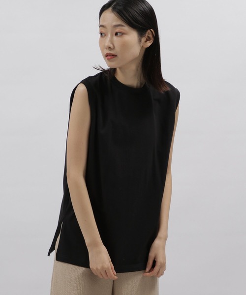 LAKOLE(ラコレ)の「ノースリーブトップ / 193264(Tシャツ/カットソー・レディース・グリーン/ピンク/ベージュ/ブラック/ホワイト・MEDIUM/SMALL)」の19枚目の写真