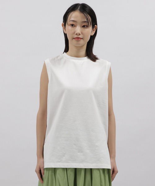 LAKOLE(ラコレ)の「ノースリーブトップ / 193264(Tシャツ/カットソー・レディース・グリーン/ピンク/ベージュ/ブラック/ホワイト・MEDIUM/SMALL)」の7枚目の写真