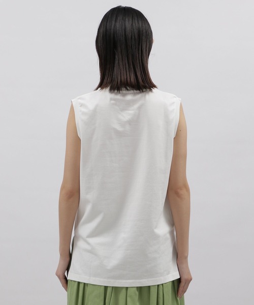 LAKOLE(ラコレ)の「ノースリーブトップ / 193264(Tシャツ/カットソー・レディース・グリーン/ピンク/ベージュ/ブラック/ホワイト・MEDIUM/SMALL)」の10枚目の写真