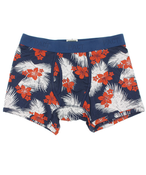 PACT(パクト)の「PACT/パクト Men's Boxer Brief-Aloha メンズ・ボクサーブリーフ(ブリーフ・メンズ・カラフル・L/S/M)」の1枚目の写真