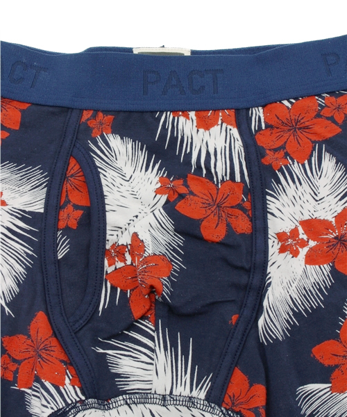 PACT(パクト)の「PACT/パクト Men's Boxer Brief-Aloha メンズ・ボクサーブリーフ(ブリーフ・メンズ・カラフル・L/S/M)」の3枚目の写真