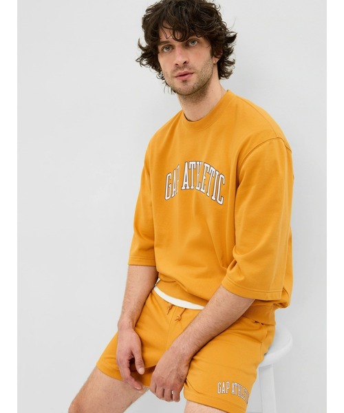 GAP（ギャップ）の「ヴィンテージソフト GAPロゴ スウェットショートパンツ（スウェットパンツ・メンズ・ブラック/ライトグレー/ブルー/ホワイト/パープル/イエロー・XL/M/S/XXS/L/XS）」の19枚目の写真