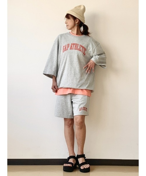 GAP（ギャップ）の「ヴィンテージソフト GAPロゴ スウェットショートパンツ（スウェットパンツ・メンズ・ブラック/ライトグレー/ブルー/ホワイト/パープル/イエロー・XL/M/S/XXS/L/XS）」の11枚目の写真