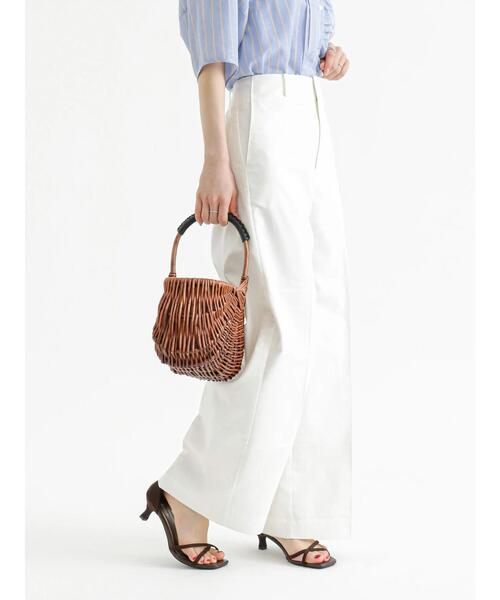 Te chichi（テチチ）の「リネン混デニムワイドパンツ（デニムパンツ・レディース・オフホワイト/ネイビー・SMALL/MEDIUM）」の20枚目の写真