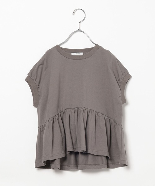 BAYFLOW(ベイフロー)の「フレアTシャツ(KIDS)(Tシャツ/カットソー・キッズ・パープル/チャコール/イエロー・120cm/110cm/140cm/130cm)」の10枚目の写真