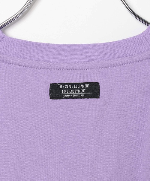 BAYFLOW(ベイフロー)の「フレアTシャツ(KIDS)(Tシャツ/カットソー・キッズ・パープル/チャコール/イエロー・120cm/110cm/140cm/130cm)」の17枚目の写真