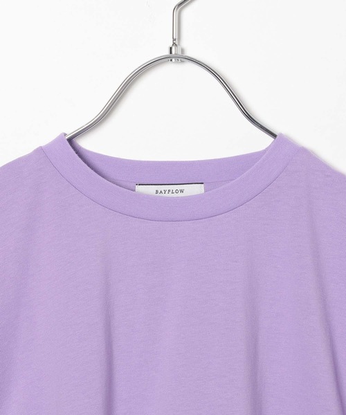 BAYFLOW(ベイフロー)の「フレアTシャツ(KIDS)(Tシャツ/カットソー・キッズ・パープル/チャコール/イエロー・120cm/110cm/140cm/130cm)」の18枚目の写真