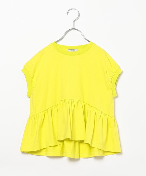 BAYFLOW(ベイフロー)の「フレアTシャツ(KIDS)(Tシャツ/カットソー・キッズ・パープル/チャコール/イエロー・120cm/110cm/140cm/130cm)」の6枚目の写真