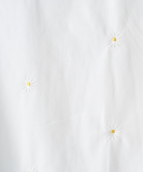 CORISCO（コリスコ）の「花柄刺繍 半袖BIG TEE(M1)（Tシャツ/カットソー・メンズ・ブルー/レッド/ブラック/ライトグレー/グリーン/ホワイト・LARGE/X-LARGE/MEDIUM）」の13枚目の写真