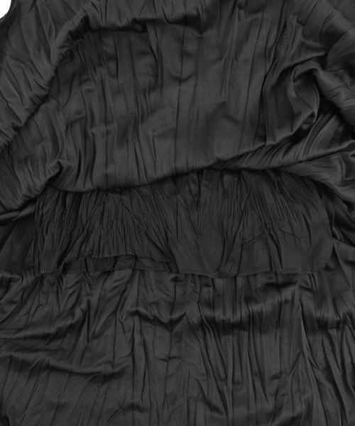 Figments（フィグメンツ）の「ワッシャーロングスカート（スカート・レディース・ブラック/ホワイト・FREE）」の9枚目の写真