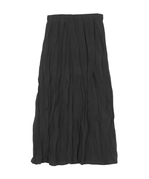 Figments（フィグメンツ）の「ワッシャーロングスカート（スカート・レディース・ブラック/ホワイト・FREE）」の12枚目の写真