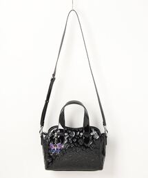 ANNASUI アナスイ エリス 2way バタフライ エナメル ハンドバッグ ANNASUI アナスイ エリス 2way バタフライ エナメル